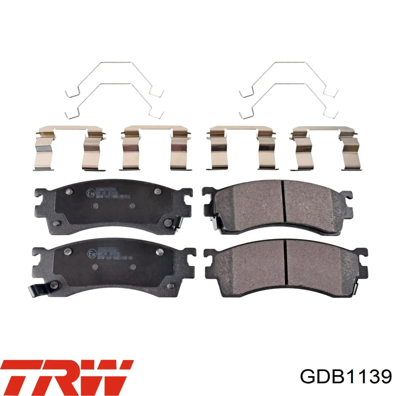 GDB1139 TRW колодки гальмівні передні, дискові