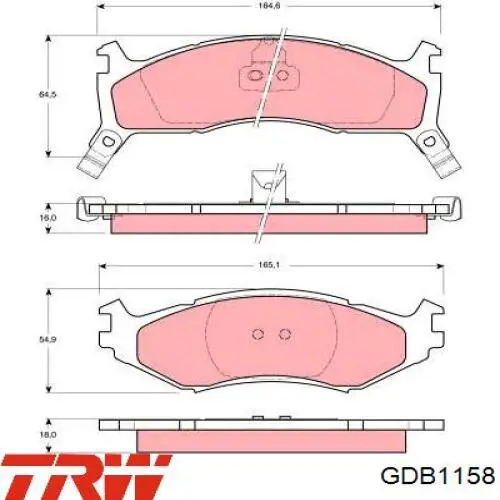Купити RPD524M Raybestos Колодки гальмівні передні, дискові