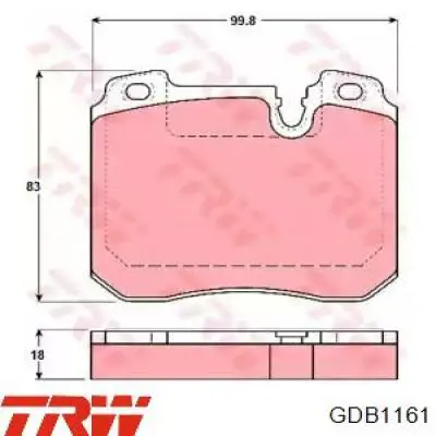 Гальмівні колодки BMW 34111160708 ціна, від 35.77 USD
