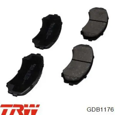 Гальмівні колодки TRW GDB1176 ціна, від 22.98 USD