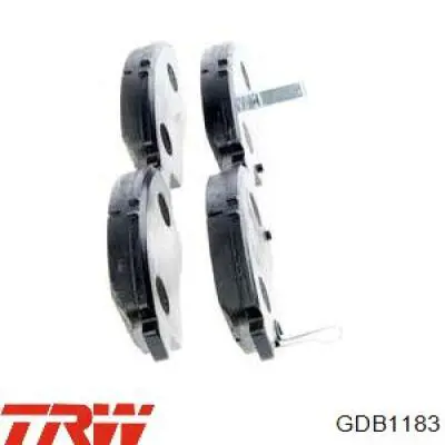 Купити GDB1183 TRW Колодки гальмівні передні, дискові
