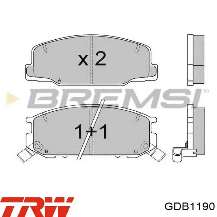 Купити 572305B Jurid/Bendix Колодки гальмівні передні, дискові
