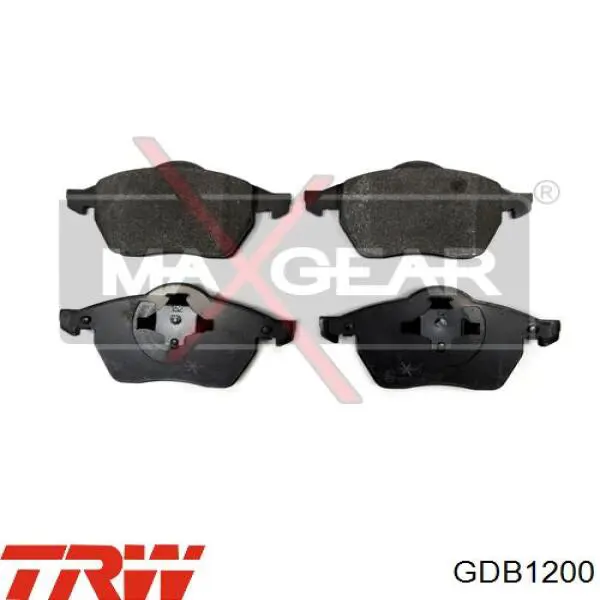 Передні тормозні колодки GDB1200 TRW