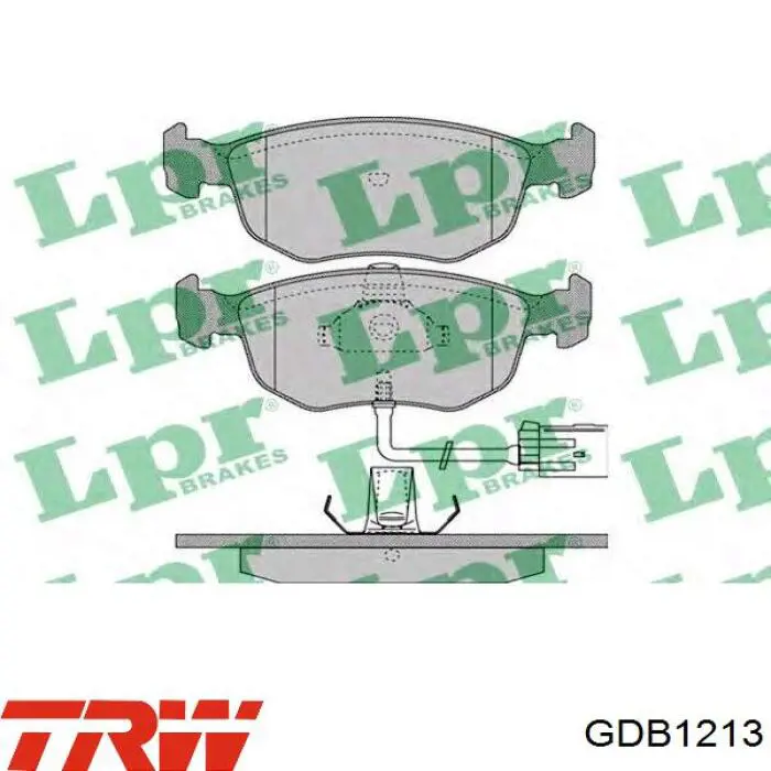Гальмівні колодки TRW GDB1213 ціна, від 18.75 USD