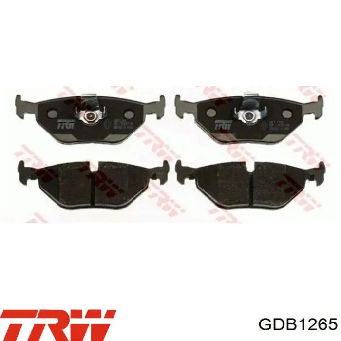 Задні дискові колодки TRW GDB1265