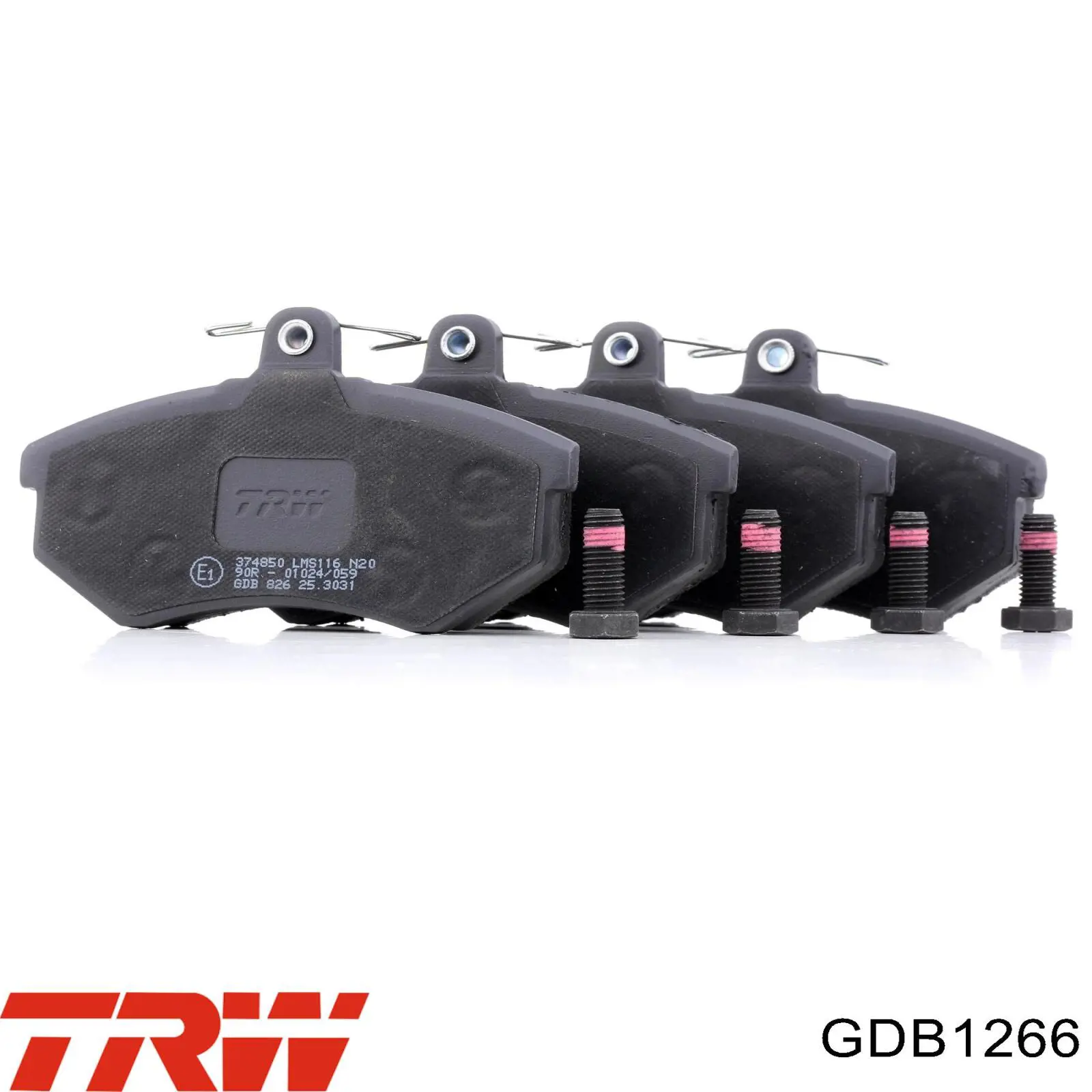 GDB1266 TRW Передні гальмівні колодки