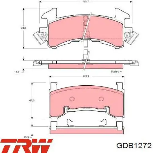 Гальмівні колодки Wagner ZD154 ціна, від 29.07 USD