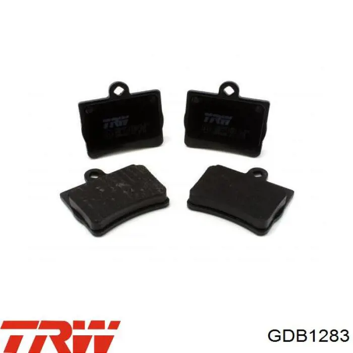 GDB1283 TRW колодки гальмові задні, дискові