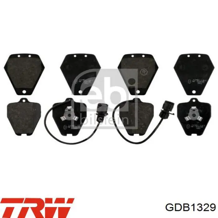Гальмівні колодки TRW GDB1329 ціна, від 48.81 USD