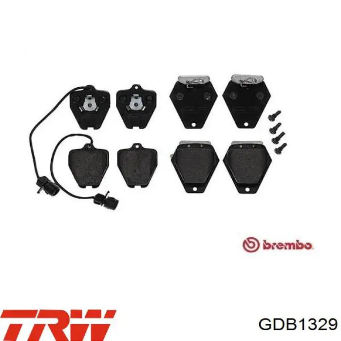 Гальмівні колодки TRW GDB1329 ціна, від 48.81 USD