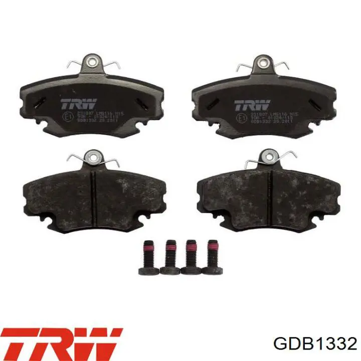 Передні тормозні колодки PKU001 Parts-Mall