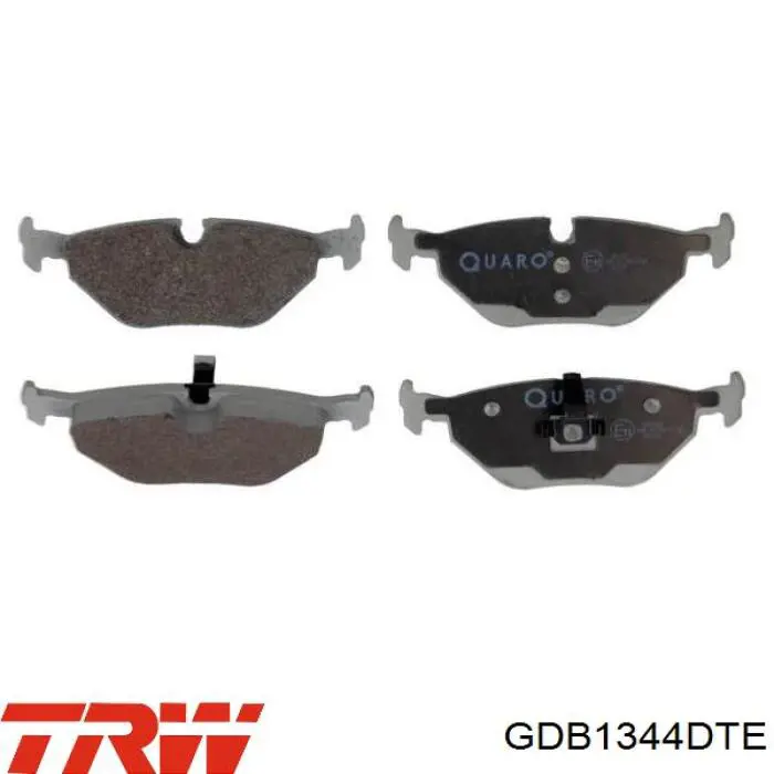Задні гальмівні колодки TRW GDB1344DTE ціна, від 26.21 USD