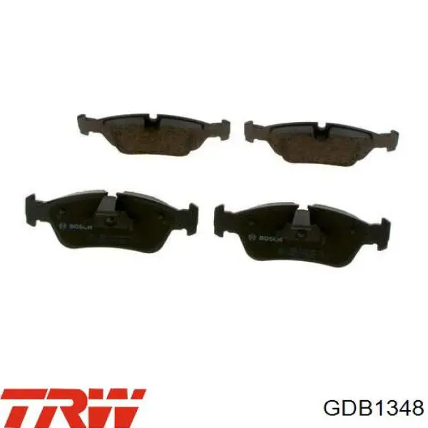 Купити GDB1348 TRW Колодки гальмівні передні, дискові