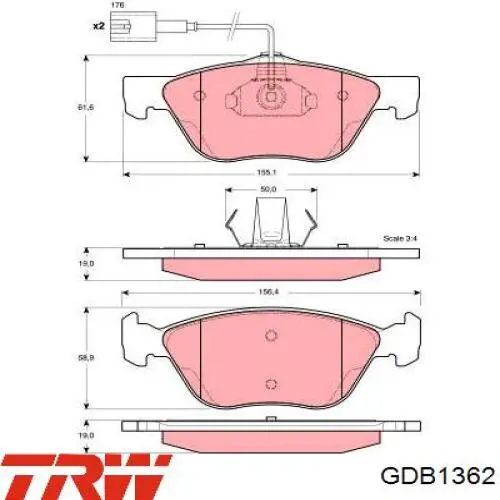 Гальмівні колодки Starline BDS162 ціна, від 6.81 USD