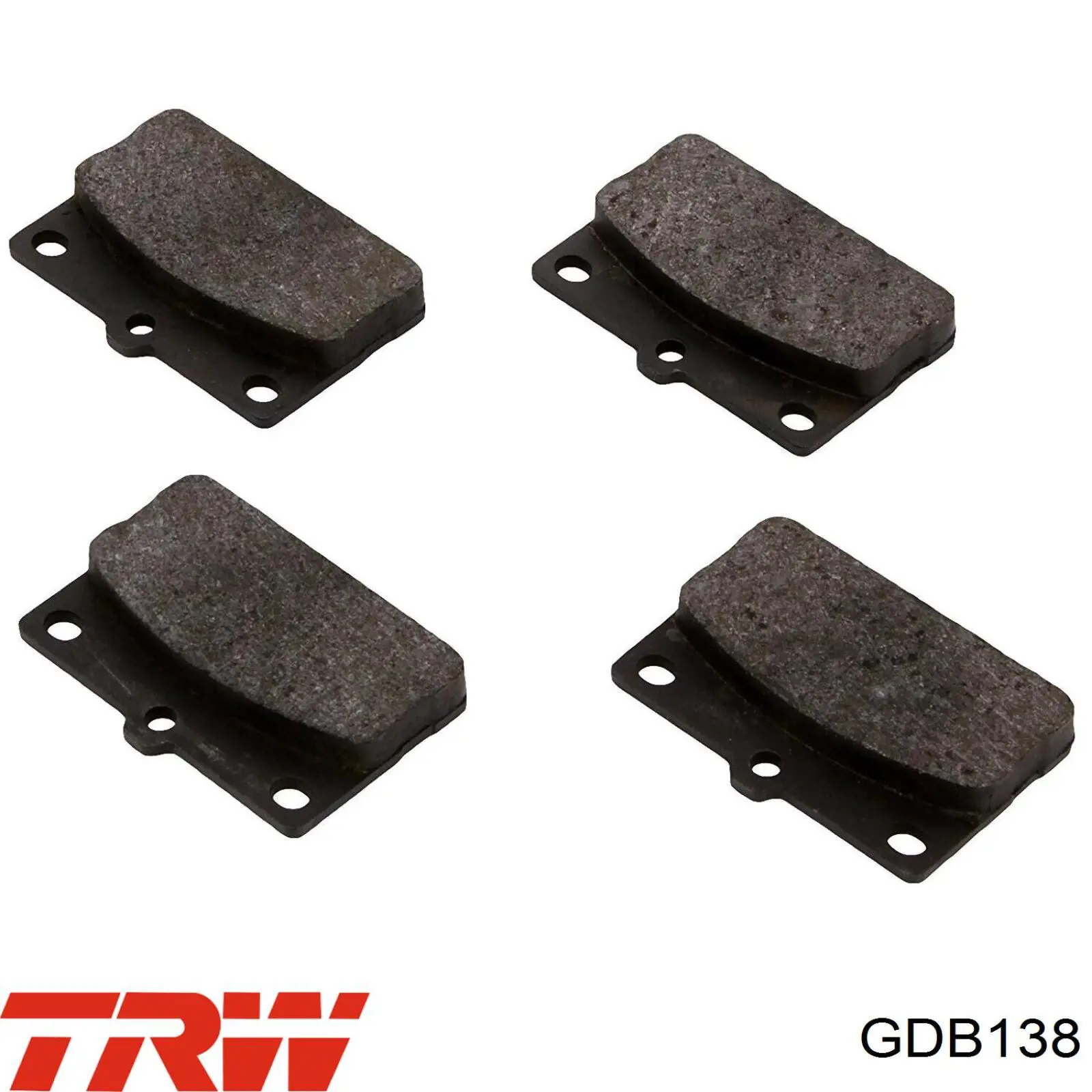 Гальмівні колодки TRW GDB138 ціна, від 9.40 USD