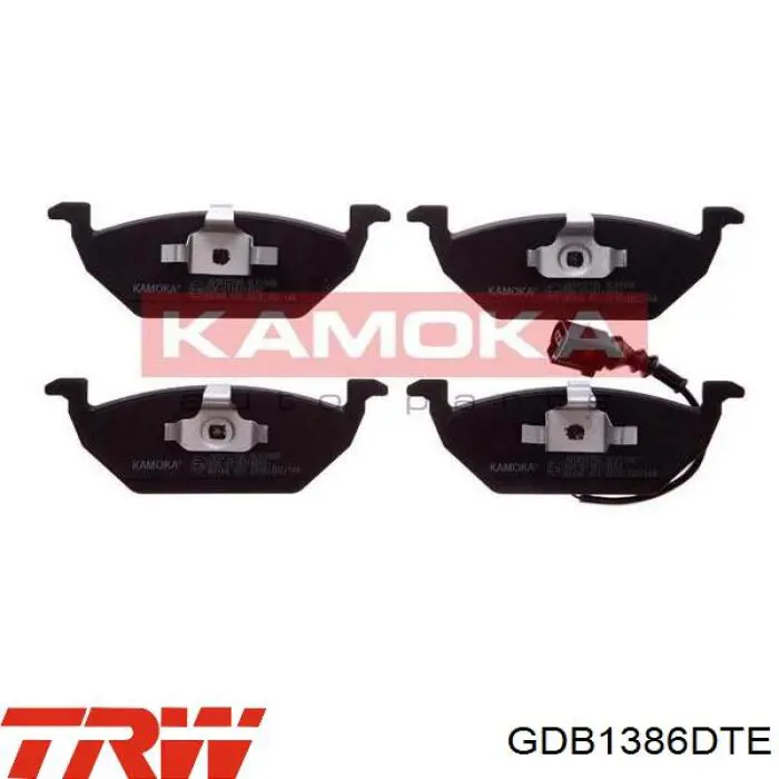 Гальмівні колодки TRW GDB1386DTE ціна, від 19.00 USD