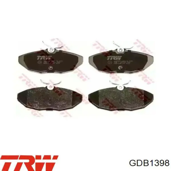Задні гальмівні колодки TRW GDB1398 ціна, від 24.83 USD