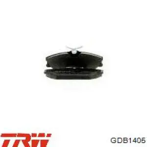 Передні тормозні колодки GDB1405 TRW