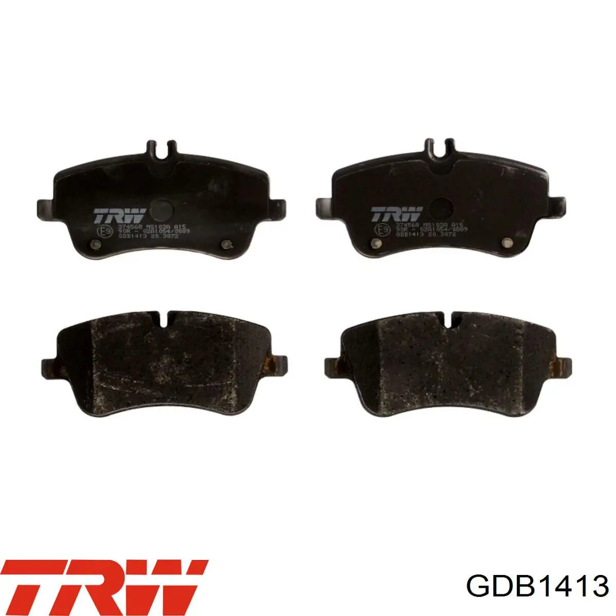Гальмівні колодки TRW GDB1413 ціна, від 34.15 USD