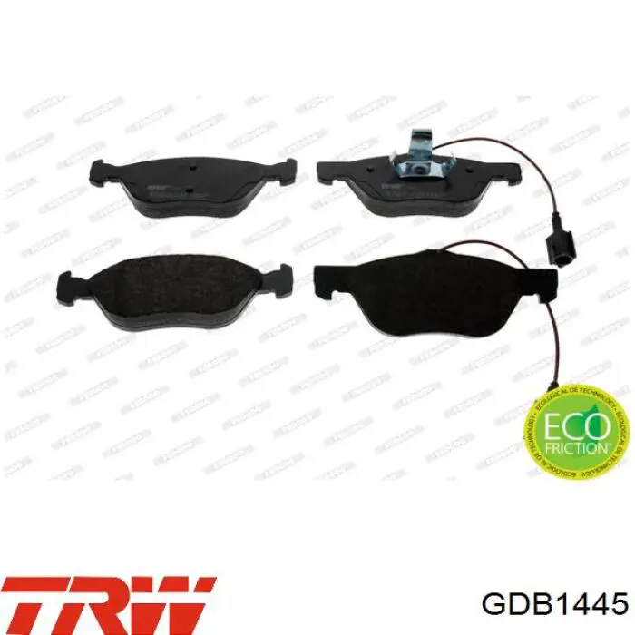 Передні тормозні колодки GDB1445 TRW