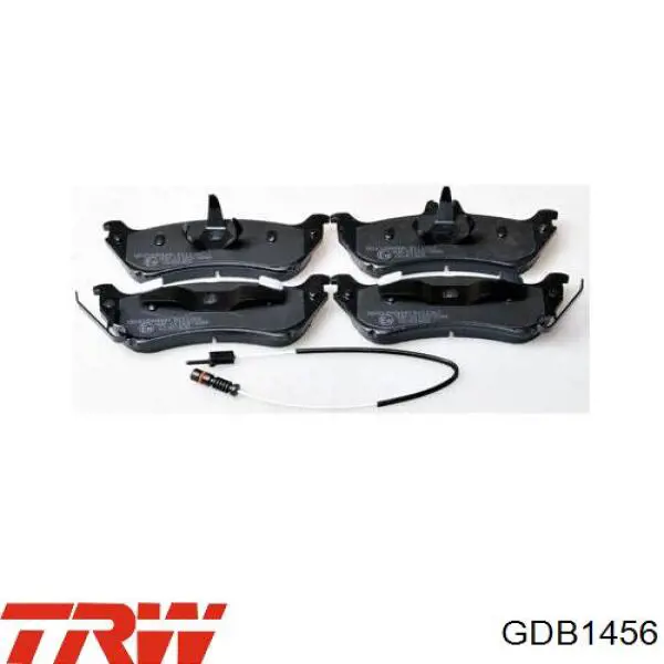 Купити GDB1456 TRW Задні колодки