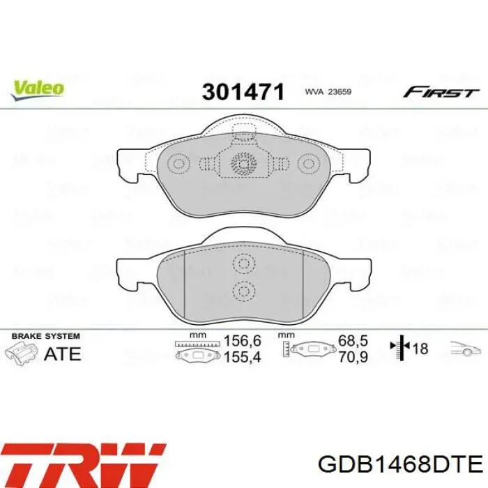 7711946204 Renault (RVI) Передні гальмівні колодки