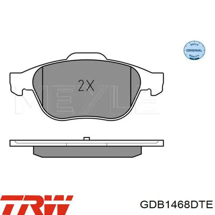 Купити RM1008 Goodrem Колодки гальмівні передні, дискові