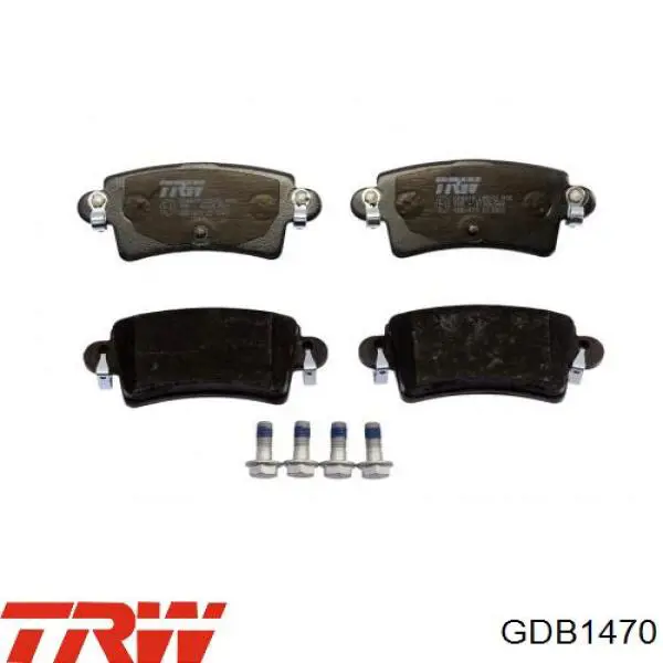 Купити GDB1470 TRW Задні колодки