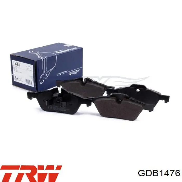 Купити GDB1476 TRW Колодки гальмівні передні, дискові