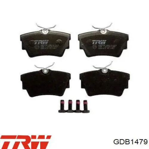 Купити GDB1479 TRW Задні колодки