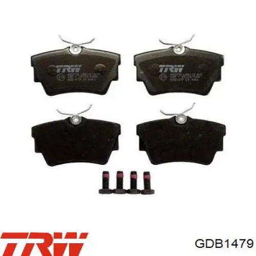 Задні дискові колодки TRW GDB1479