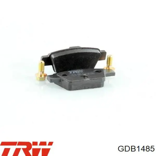 GDB1485 TRW Колодки гальмівні задні, дискові
