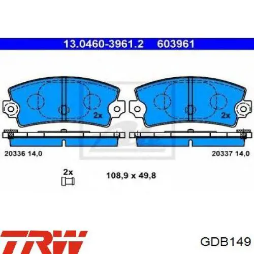 Купити 6025170860 Renault (RVI) Задні колодки