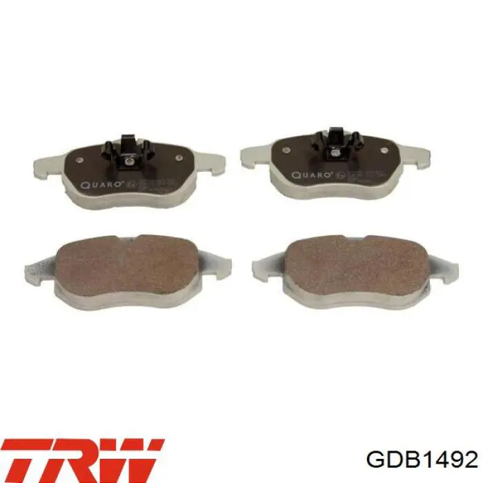 Гальмівні колодки TRW GDB1492 ціна, від 20.08 USD