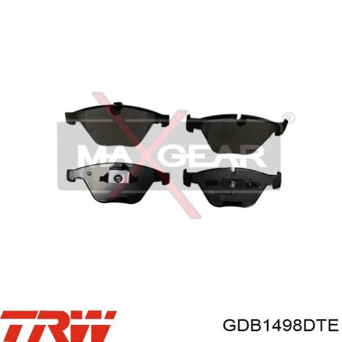 Гальмівні колодки TRW GDB1498DTE ціна, від 46.58 USD