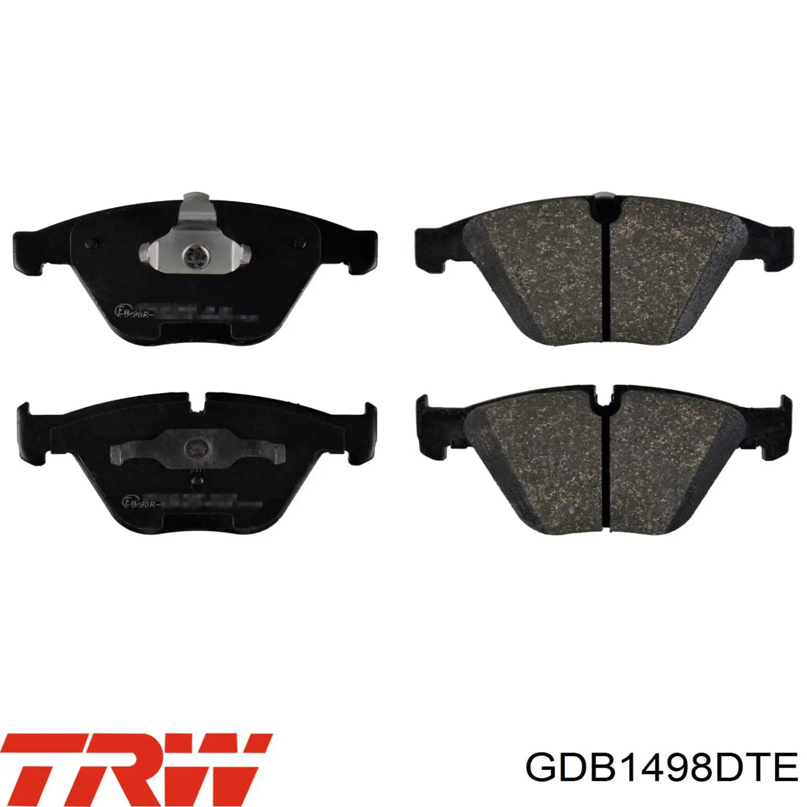 Купити GDB1498DTE TRW Колодки гальмівні передні, дискові