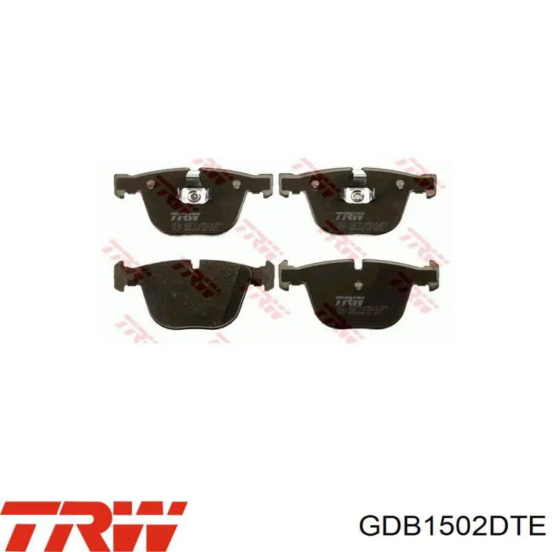 Задні гальмівні колодки TRW GDB1502DTE ціна, від 48.43 USD