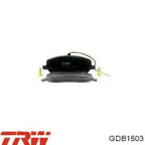 GDB1503 TRW колодки гальмівні передні, дискові
