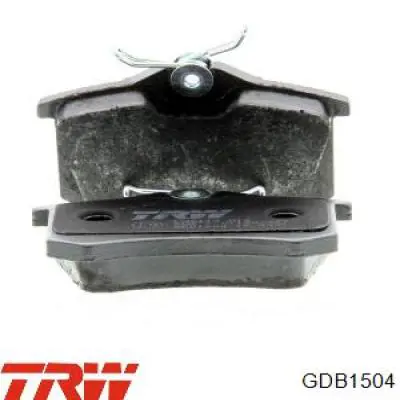 Купити GDB1504 TRW Задні колодки