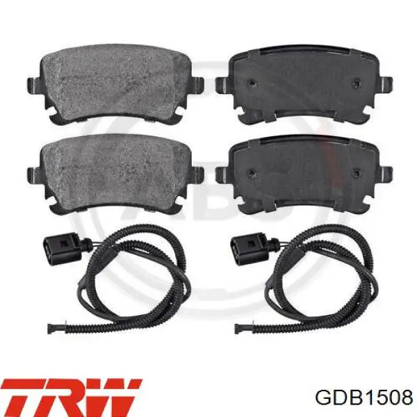 Купити GDB1508 TRW Задні колодки