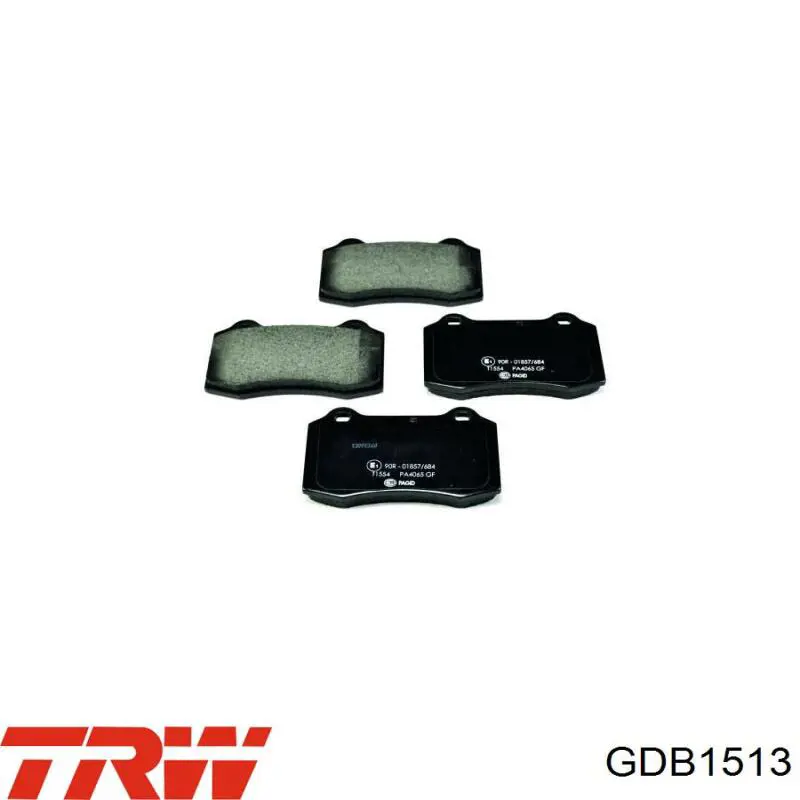 Задні гальмівні колодки TRW GDB1513 ціна, від 27.64 USD