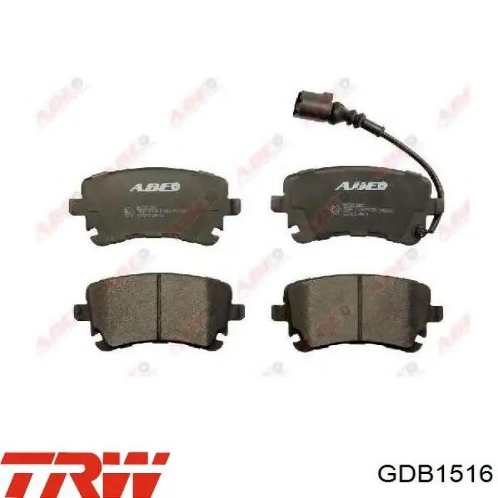 Купити GDB1516 TRW Задні колодки