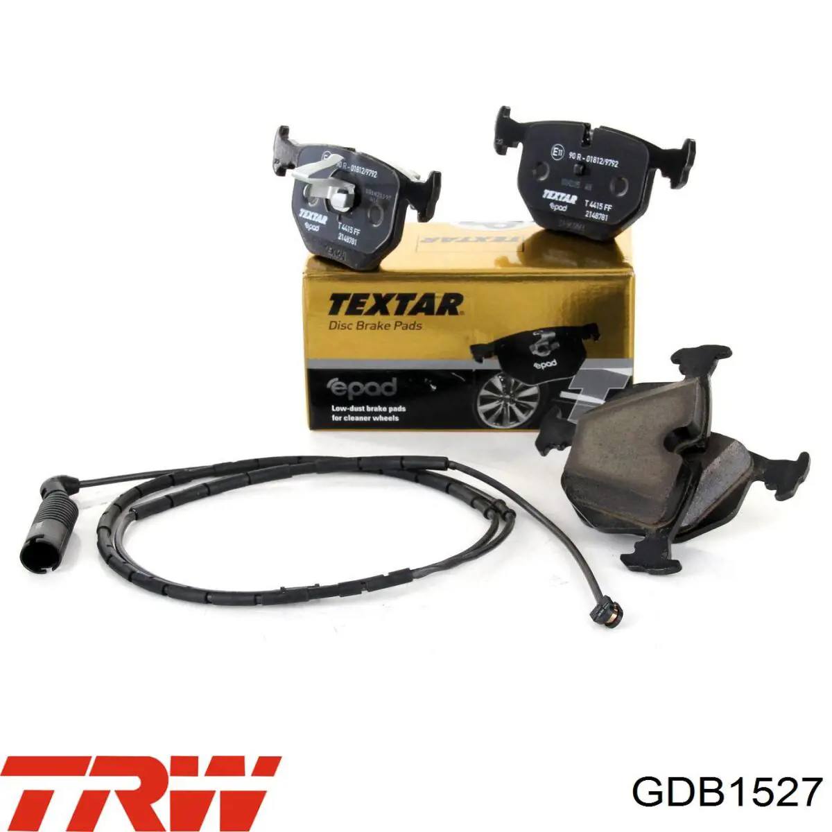 Задні дискові колодки TRW GDB1527