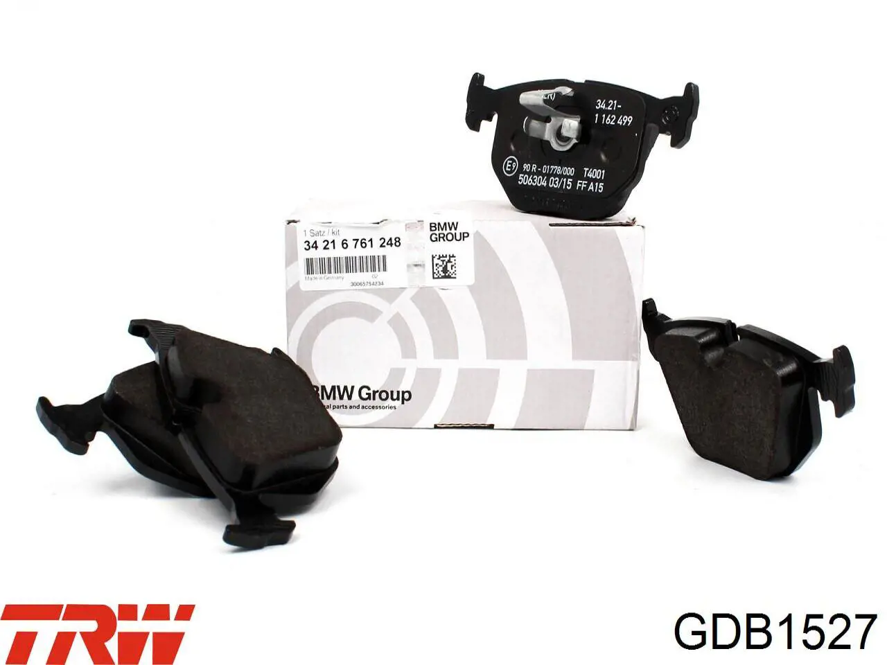 Задні гальмівні колодки TRW GDB1527 ціна, від 35.61 USD