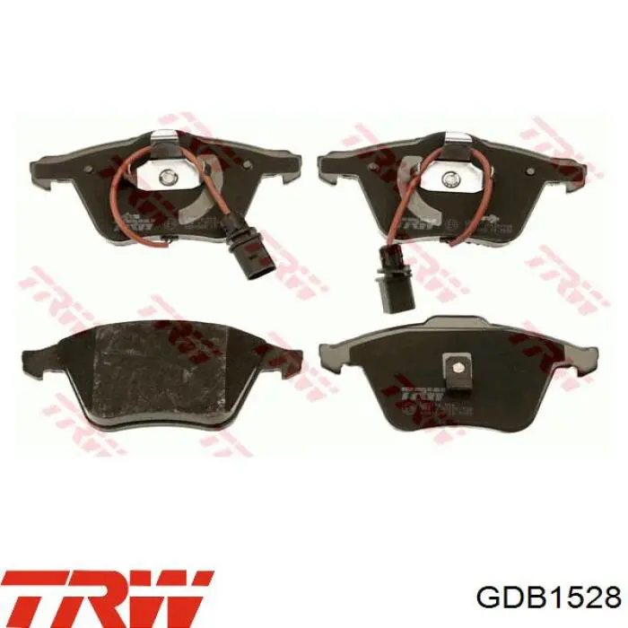 Передні тормозні колодки GDB1528 TRW