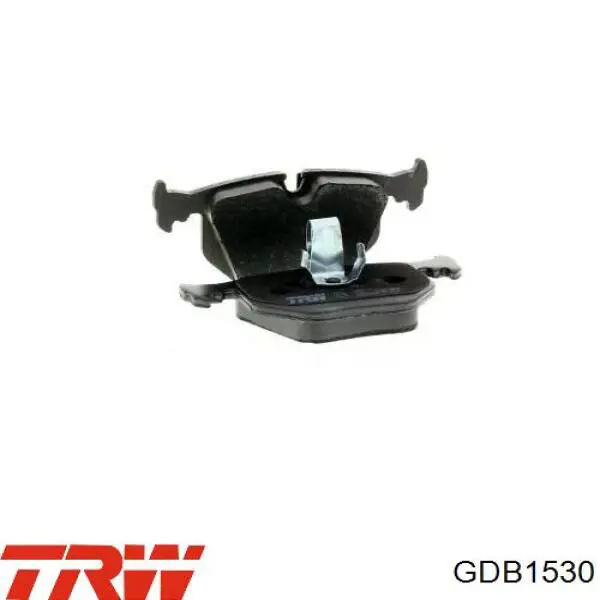 GDB1530 TRW Колодки гальмівні задні, дискові