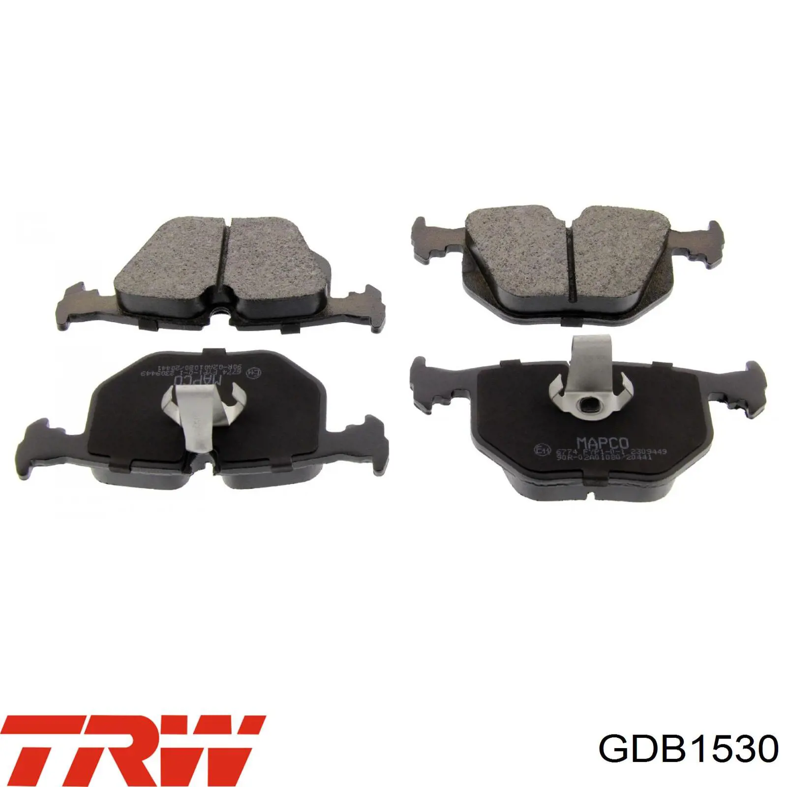 Задні гальмівні колодки TRW GDB1530 ціна, від 34.60 USD