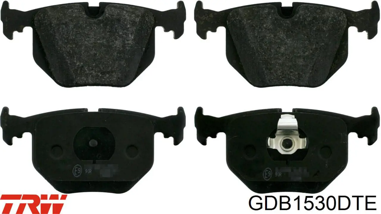 Задні гальмівні колодки TRW GDB1530DTE ціна, від 38.84 USD