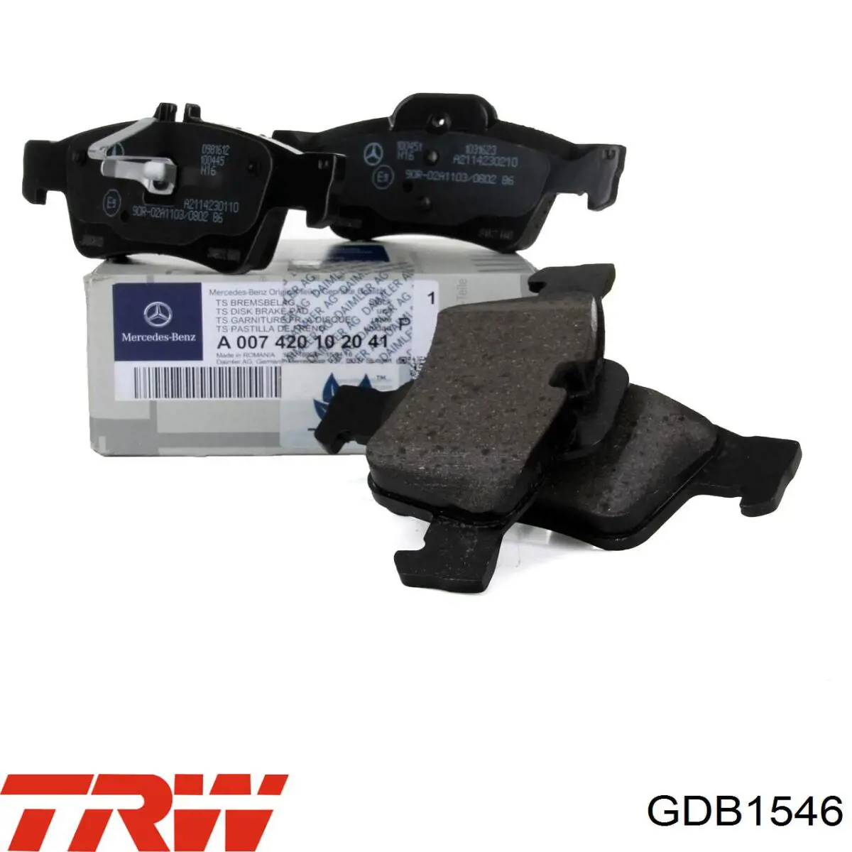 Задні дискові колодки TRW GDB1546