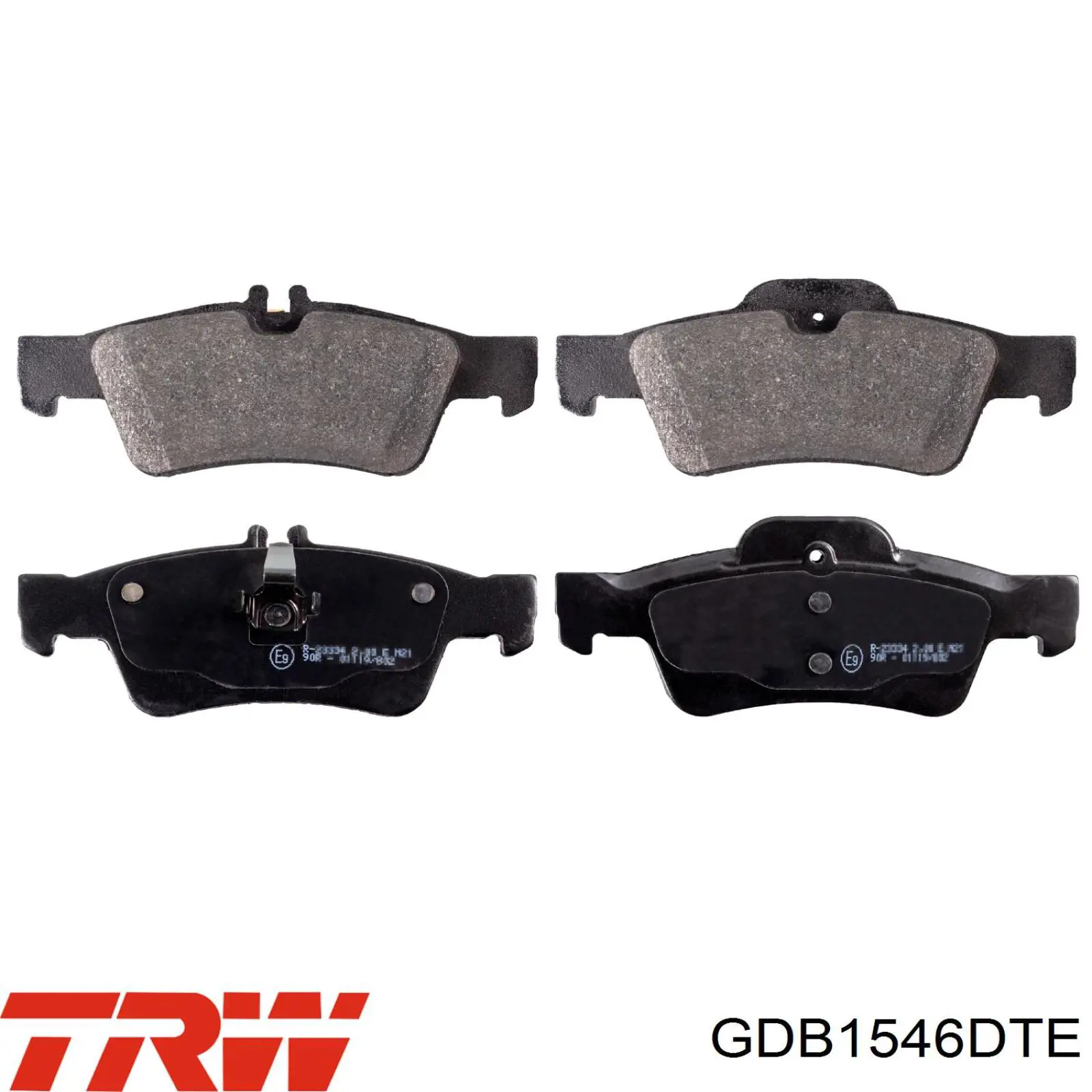 Купити GDB1546DTE TRW Задні колодки